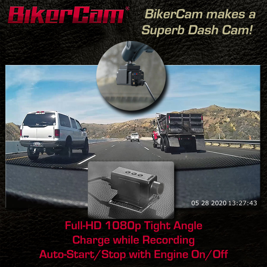 Tachyon Dash Cam, dashcam, Full-HD 1080p at 60 frame per second, Tight angle lens to record license plate, Charging while recording, Auto-start/stop with engine on/off